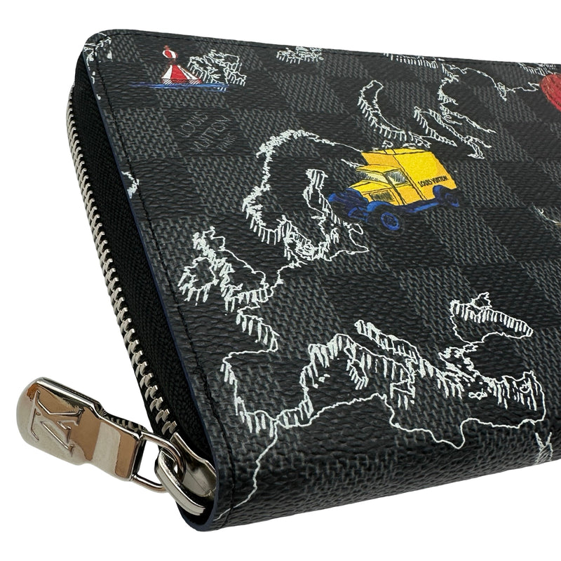 ルイ・ヴィトン LOUIS VUITTON マップ ジッピー オーガナイザーNM