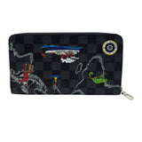ルイ・ヴィトン LOUIS VUITTON マップ ジッピー オーガナイザーNM N40204 グレー ダミエ・グラフィット キャンバス メンズ 長財布