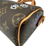 ルイ・ヴィトン LOUIS VUITTON ナノ・スピーディ M15330 ブラウン モノグラム ヴィヴィエンヌ/レザー レディース ショルダーバッグ