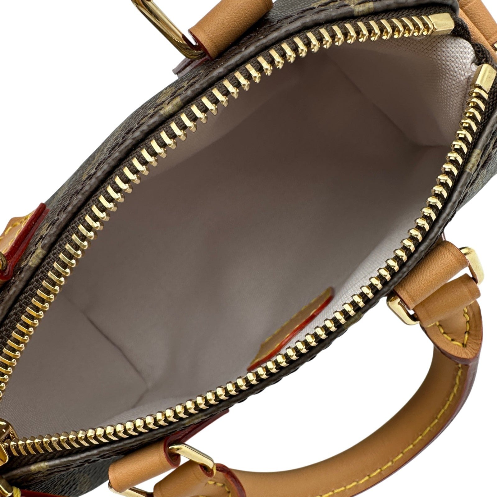 ルイ・ヴィトン LOUIS VUITTON ナノ・スピーディ M15330 ブラウン