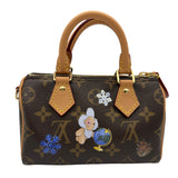 ルイ・ヴィトン LOUIS VUITTON ナノ・スピーディ M15330 ブラウン モノグラム ヴィヴィエンヌ/レザー レディース ショルダーバッグ