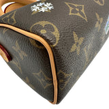 ルイ・ヴィトン LOUIS VUITTON ナノ・スピーディ M15330 ブラウン モノグラム ヴィヴィエンヌ/レザー レディース ショルダーバッグ