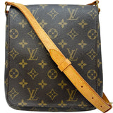 ルイ・ヴィトン LOUIS VUITTON ミュゼット・サルサ ロング M51387 ブラウン モノグラム・キャンバス レディース ショルダーバッグ
