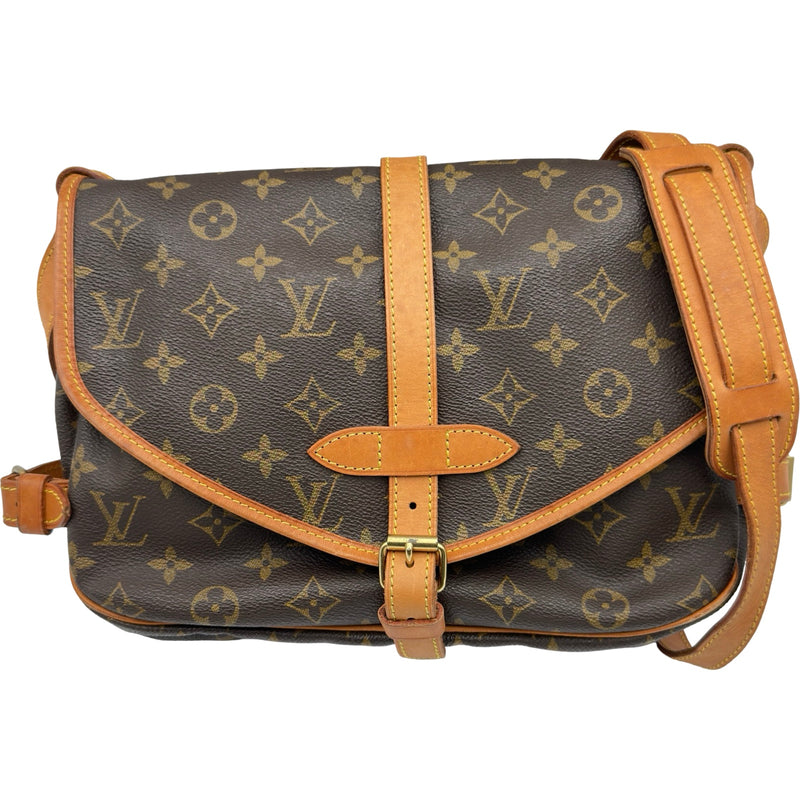 ルイ・ヴィトン （Louis Vuitton）モノグラム ソミュール 30 ルイ・ヴィトン LOUIS VUITTON ソミュール30 M42256 ブラウン