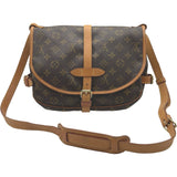 ルイ・ヴィトン LOUIS VUITTON ソミュール30 M42256 ブラウン モノグラム ユニセックス ショルダーバッグ メッセンジャーバッグ