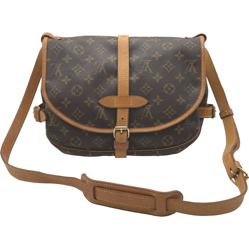 ルイ・ヴィトン LOUIS VUITTON ソミュール30 M42256 ブラウン
