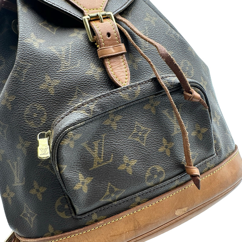 ルイ・ヴィトン LOUIS VUITTON モンスリMM M51136 ブラウン モノグラム