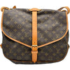 ルイ・ヴィトン LOUIS VUITTON ソミュール 35 M42254 ブラウン モノグラム レディース ショルダーバッグ