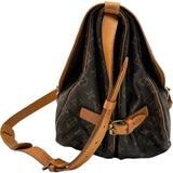 ルイ・ヴィトン LOUIS VUITTON ソミュール 35 M42254 ブラウン モノグラム レディース ショルダーバッグ