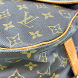 ルイ・ヴィトン LOUIS VUITTON ソミュール 35 M42254 ブラウン モノグラム レディース ショルダーバッグ