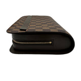 ルイ・ヴィトン LOUIS VUITTON サンルイ ブラウン ダミエ/レザー メンズ セカンドバッグ