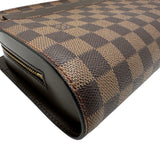ルイ・ヴィトン LOUIS VUITTON サンルイ ブラウン ダミエ/レザー メンズ セカンドバッグ