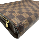 ルイ・ヴィトン LOUIS VUITTON サンルイ ブラウン ダミエ/レザー メンズ セカンドバッグ