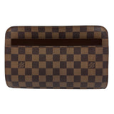 ルイ・ヴィトン LOUIS VUITTON サンルイ ブラウン ダミエ/レザー メンズ セカンドバッグ