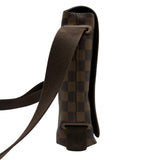 ルイ・ヴィトン LOUIS VUITTON ブルックリンPM N51210 ブラウン ダミエ/レザー メンズ ショルダーバッグ