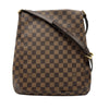 ルイ・ヴィトン LOUIS VUITTON ミュゼット N51302 ブラウン ダミエ/レザー レディース ショルダーバッグ
