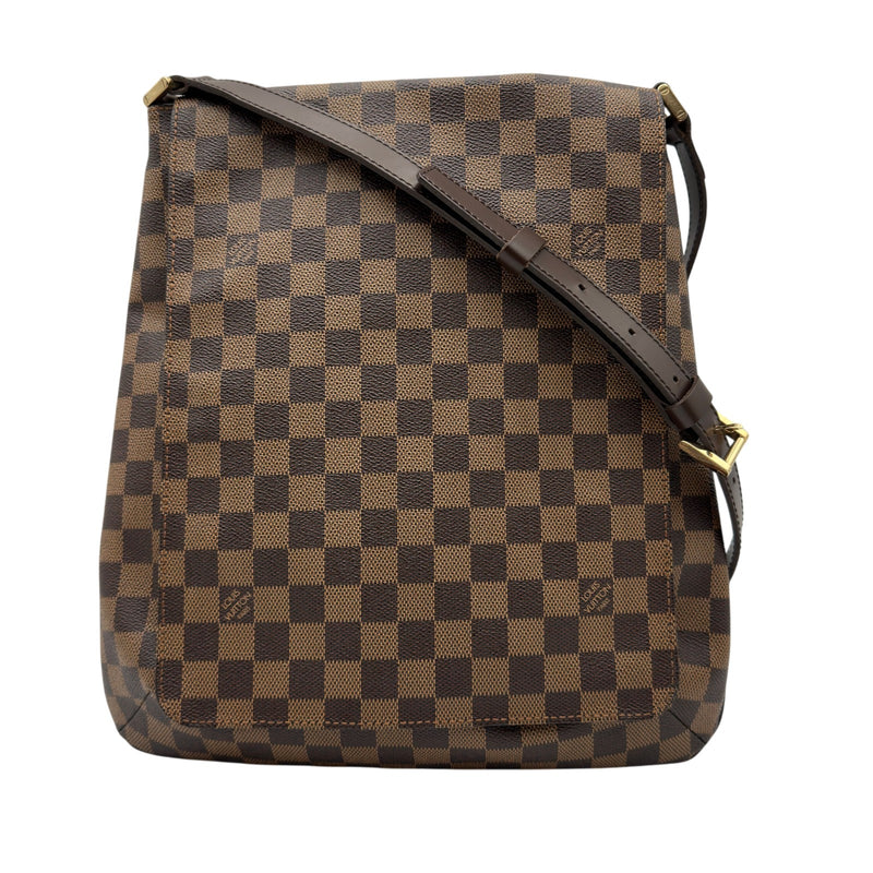 【美品】ルイヴィトン　N51302　ミュゼット　ダミエ　LV　PVC　茶系 ルイ・ヴィトン LOUIS VUITTON ミュゼット N51302 ブラウン ダミエ