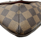 ルイ・ヴィトン LOUIS VUITTON ミュゼット N51302 ブラウン ダミエ/レザー レディース ショルダーバッグ