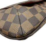 ルイ・ヴィトン LOUIS VUITTON ミュゼット N51302 ブラウン ダミエ/レザー レディース ショルダーバッグ