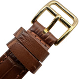 エルメス HERMES Hウォッチ HH1.201 アイボリー ステンレススチール/ゴールドメッキ クオーツ レディース 腕時計