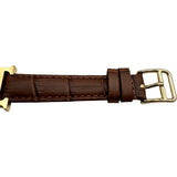 エルメス HERMES Hウォッチ HH1.201 アイボリー ステンレススチール/ゴールドメッキ クオーツ レディース 腕時計