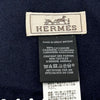 エルメス HERMES カシミヤマフラー ネイビー カシミヤ レディース マフラー