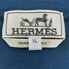エルメス HERMES プリントTシャツ ネイビー コットン メンズ 半袖Ｔシャツ