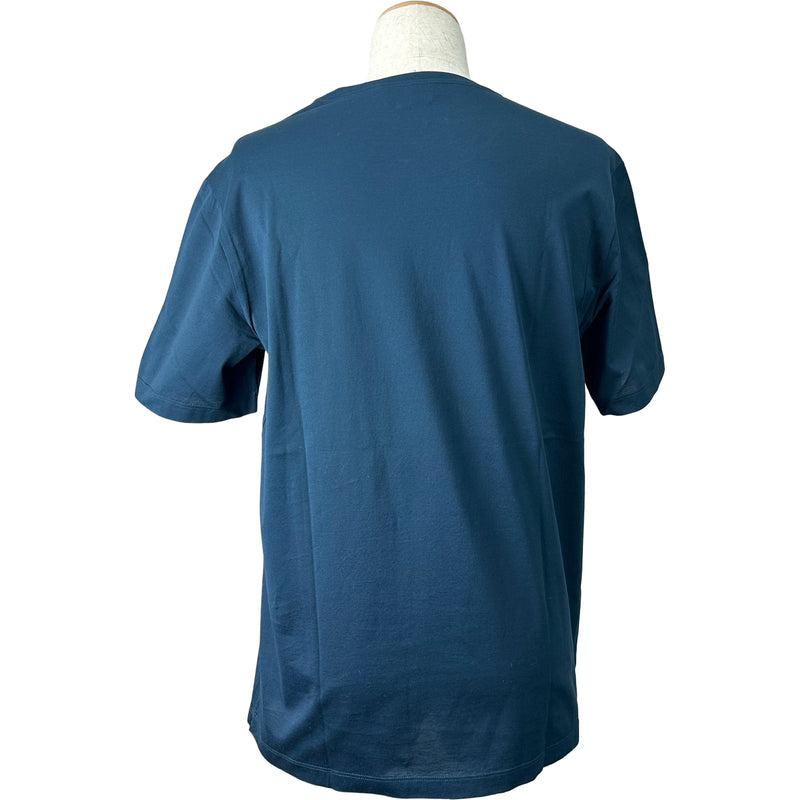 エルメス HERMES プリントTシャツ ネイビー コットン メンズ 半袖T