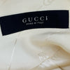グッチ GUCCI GG総柄ボウタイシルクシャツ 860513 アイボリー シルク レディース ブラウス