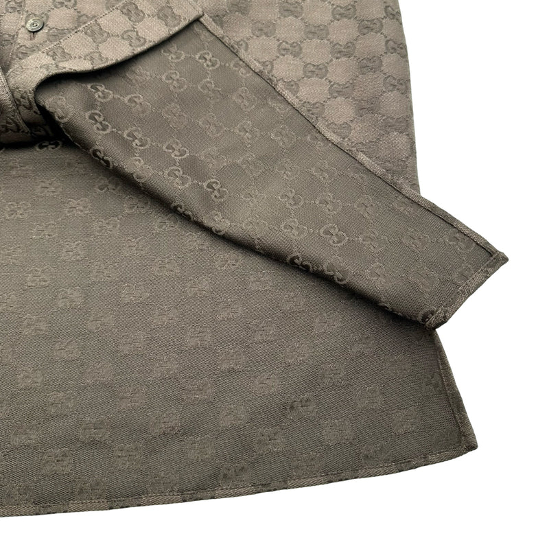 グッチ GUCCI GGキャンバスリネンブレンドボワリングシャツ 794907
