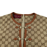 グッチ GUCCI GGキャンバスホースビットドレス 820404 ブラウン コットン レディース ワンピース