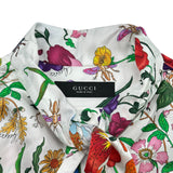 グッチ GUCCI フローラル総柄ボウタイシルクブラウス 865715 マルチカラー シルク レディース 長袖シャツ