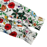グッチ GUCCI フローラル総柄ボウタイシルクブラウス 865715 マルチカラー シルク レディース 長袖シャツ