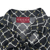 グッチ GUCCI 総柄シルクツイルドレス 853056 ブラック シルク レディース ドレス