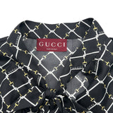 グッチ GUCCI 総柄シルクツイルドレス 853056 ブラック シルク レディース ドレス