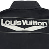 ルイ・ヴィトン LOUIS VUITTON ロゴワッペンスウェットブルゾン HQY15W ブラック コットン メンズ パーカー
