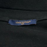 ルイ・ヴィトン LOUIS VUITTON ロゴワッペンスウェットブルゾン HQY15W ブラック コットン メンズ パーカー