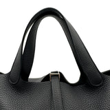 エルメス HERMES ピコタンロックMM K刻 キャバン/シルバー金具 トリヨン レディース ハンドバッグ