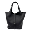 エルメス HERMES ピコタンロックMM K刻 キャバン/シルバー金具 トリヨン レディース ハンドバッグ