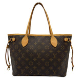 ルイ・ヴィトン LOUIS VUITTON ネヴァーフルPM M40155 ブラウン モノグラム/レザー レディース トートバッグ