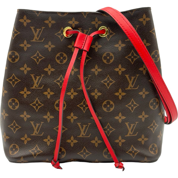 ルイ・ヴィトン LOUIS VUITTON ネオノエ M44021 レッド モノグラム