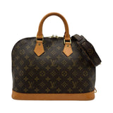 ルイ・ヴィトン LOUIS VUITTON アルマ M51130 ブラウン モノグラム/レザー レディース ハンドバッグ