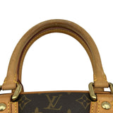 ルイ・ヴィトン LOUIS VUITTON マンハッタンPM M40026 ブラウン モノグラム レディース ハンドバッグ