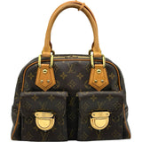 ルイ・ヴィトン LOUIS VUITTON マンハッタンPM M40026 ブラウン モノグラム レディース ハンドバッグ