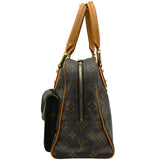 ルイ・ヴィトン LOUIS VUITTON マンハッタンPM M40026 ブラウン モノグラム レディース ハンドバッグ