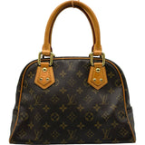 ルイ・ヴィトン LOUIS VUITTON マンハッタンPM M40026 ブラウン モノグラム レディース ハンドバッグ