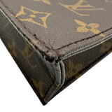 ルイ・ヴィトン LOUIS VUITTON プティット・サックプラ M81295 ブラウン モノグラム/レザー レディース ショルダーバッグ