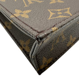 ルイ・ヴィトン LOUIS VUITTON プティット・サックプラ M81295 ブラウン モノグラム/レザー レディース ショルダーバッグ