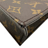 ルイ・ヴィトン LOUIS VUITTON プティット・サックプラ M81295 ブラウン モノグラム/レザー レディース ショルダーバッグ