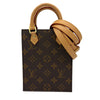 ルイ・ヴィトン LOUIS VUITTON プティット・サックプラ M81295 ブラウン モノグラム/レザー レディース ショルダーバッグ